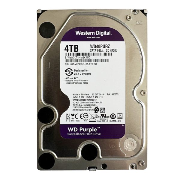 هارد اینترنال 4 ترا وسترن WD Purple 4TB استوک