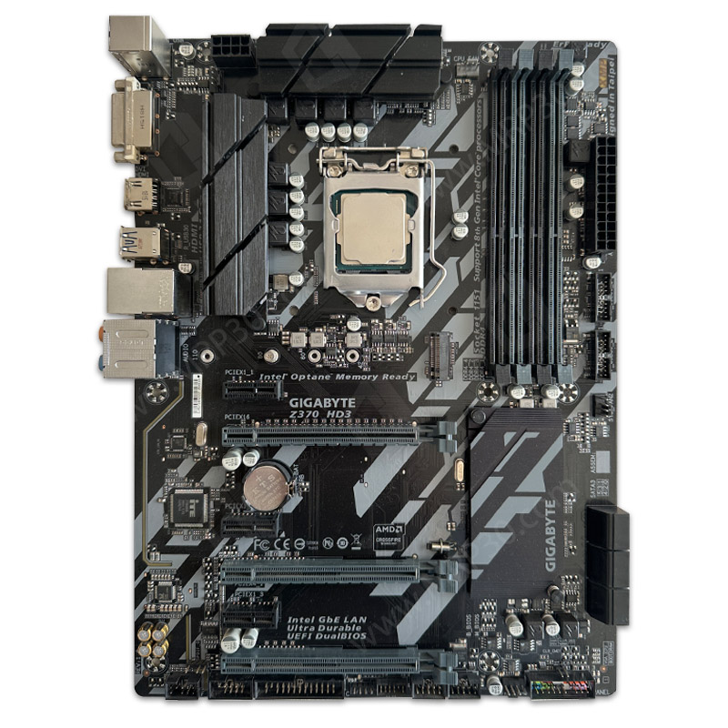700611 باندل مادربرد Gigabyte Z370 HD3 + Core i7 8700 استوک