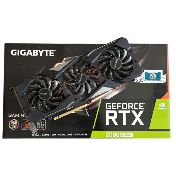 کارت گرافیک Gigabyte RTX 2060 Super Gaming OC 3X 8G GDDR6 استوک در حد نو