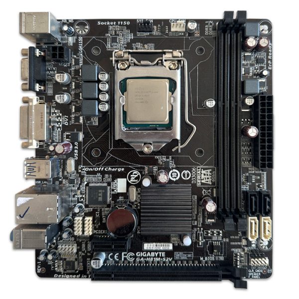 باندل مادربرد Gigabyte H81M S2V + i5 4590 استوک