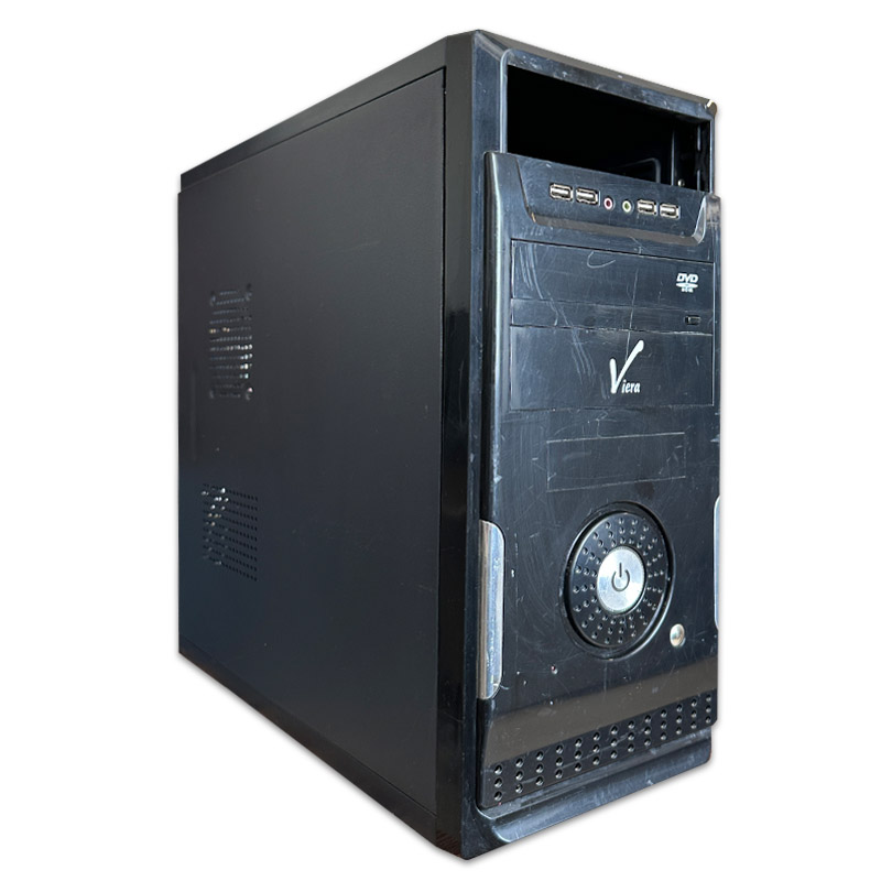 6019 (2) قاب کیس کامپیوتر ویرا Viera Black استوک - Image 1