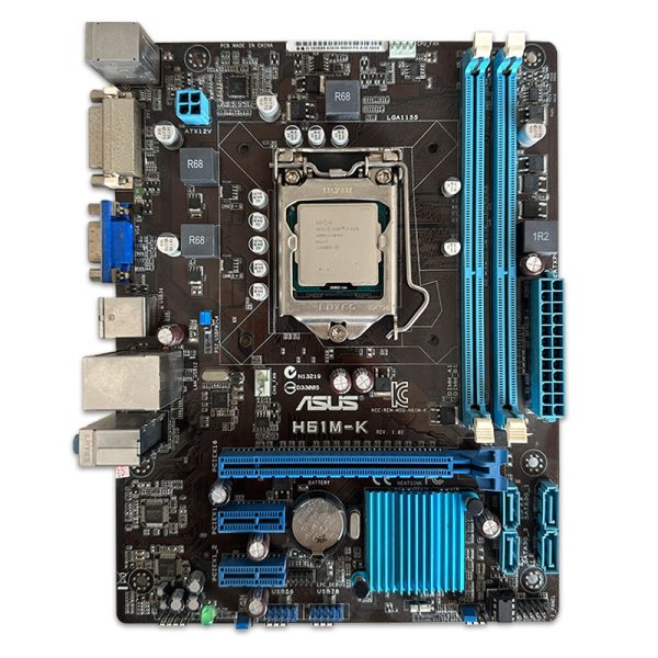 باندل مادربرد ASUS H61M-K + Core i3 3220 استوک