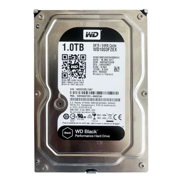 هارد اینترنال 1 ترا وسترن Western Digital Black 1TB استوک