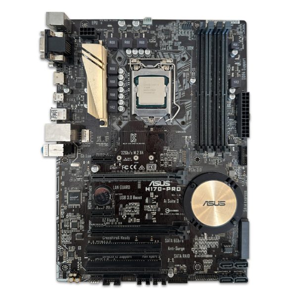 باندل مادربرد ایسوس ASUS H170 Pro + Core i5 6400 استوک