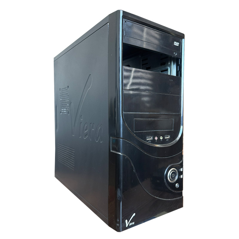 6019 (2) قاب کیس کامپیوتر ویرا Viera Black استوک - Image 1
