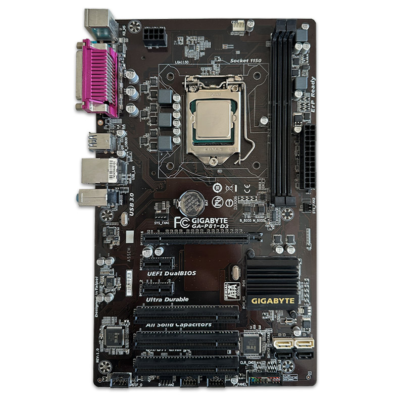 700219-2083 باندل مادربرد GIGABYTE GA-P81-D3 + Intel Core i5 4440 *استوک