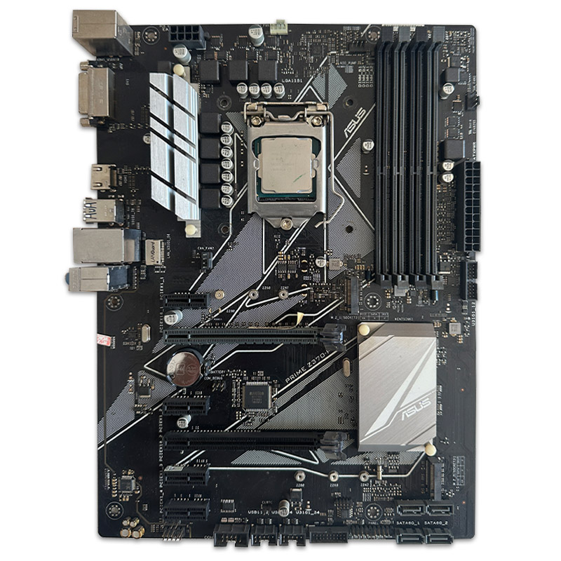 700638 (1) باندل مادربرد ASUS Prime Z370-P + Core i5 8500 استوک در حد نو - Image 1