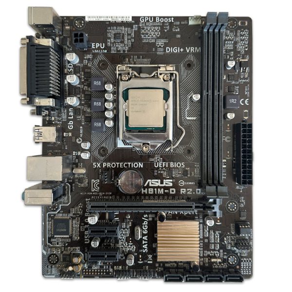 باندل مادربرد ASUS H81M-D R2.0 + Celeron G1840 استوک