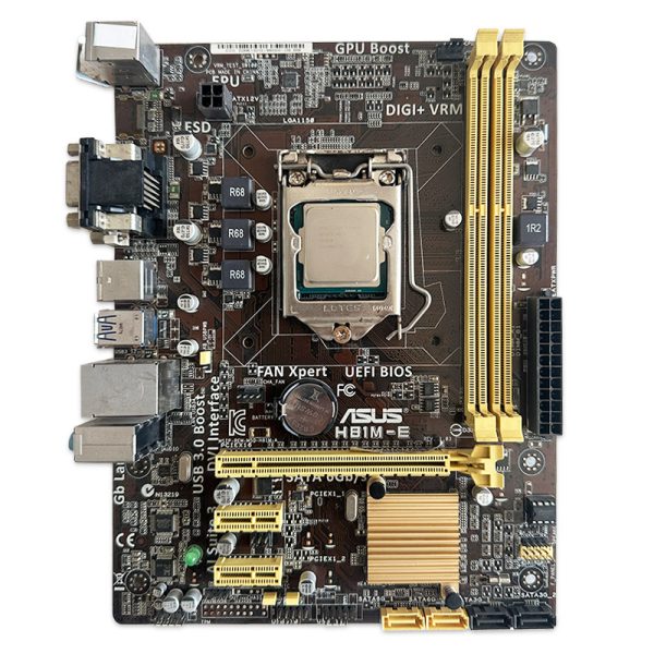 باندل مادربرد ASUS H81M-E + i3 4130 استوک