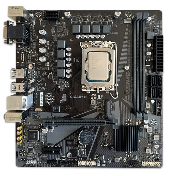 باندل مادربرد Gigabyte H610M S2 DDR4 + i5 12400F استوک در حد نو