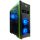 قاب کیس کامپیوتر گرین Green Z3 CRYSTAL استوک در حد نو دارای 3 فن RGB - Image 5