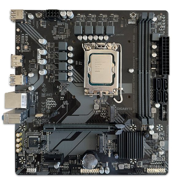باندل مادربرد Gigabyte B760M-k DDR4 + I5 12400f استوک در حد نو