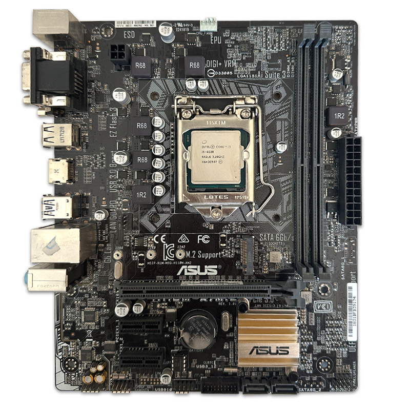 باندل مادربرد ASUS H110M-AM.2 + Core i5 6500 استوک در حد نو (1) باندل مادربرد ASUS H110M-AM.2 + Core i5 6500 استوک در حد نو