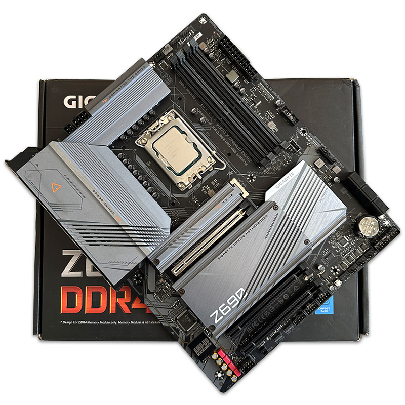 40424-2341 (1) باندل مادربرد Gigabyte Z690-A Gaming X DDR4 + I5 14400F استوک در حد نو