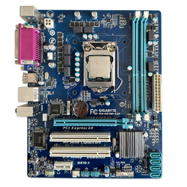 باندل مادربرد GIGABYTE H61M S2P + i5 3470 استوک