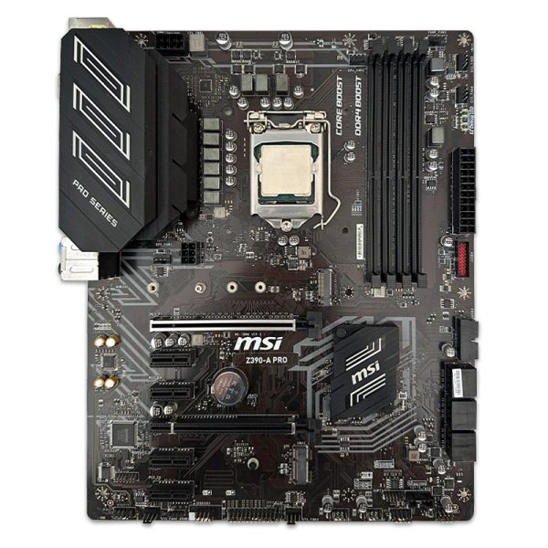 باندل مادربرد MSI Z390-A Pro + Core i5 9600K استوک در حد نو