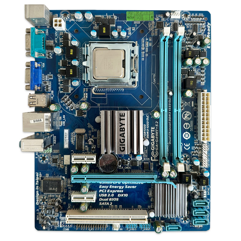 700692 باندل Gigabayte GA-G41MT-S2 + Pentium E6500 *استوک