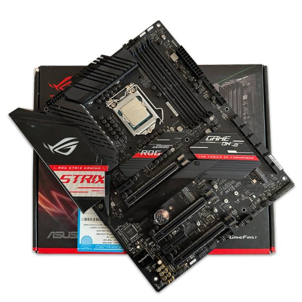 باندل مادربرد ASUS ROG Strix Z490 H Gaming + Core i7 11700K استوک در حد نو