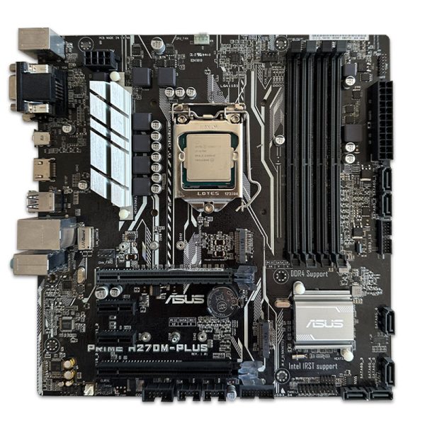 باندل مادربرد ASUS Prime H270M-Plus + i7 6700 استوک در حد نو