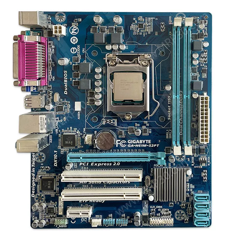 50127-ww باندل مادربرد GIGABYTE H61M-S2PT + i5 3470 استوک - تصویر 1