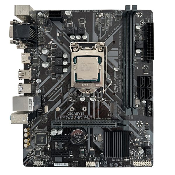 باندل مادربرد GIGABYTE H310M S2H GSM + i3 9100F استوک در حد نو