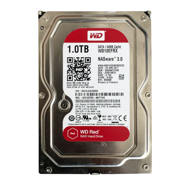 هارد اینترنال 1 ترا وسترن Western Digital RED 1TB استوک