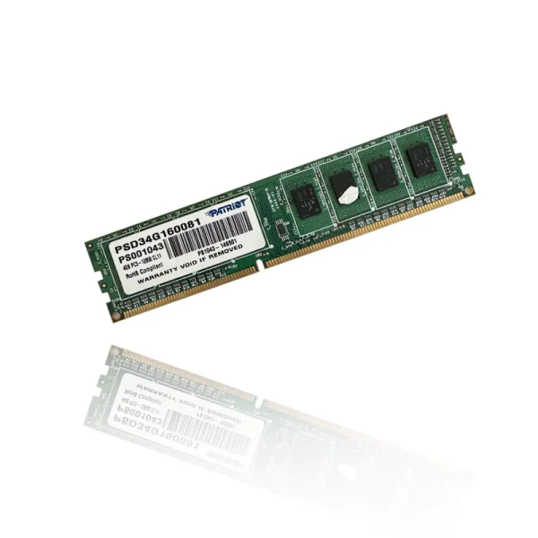 رم پاتریوت PATRIOT 4GB DDR3 1600MHz استوک