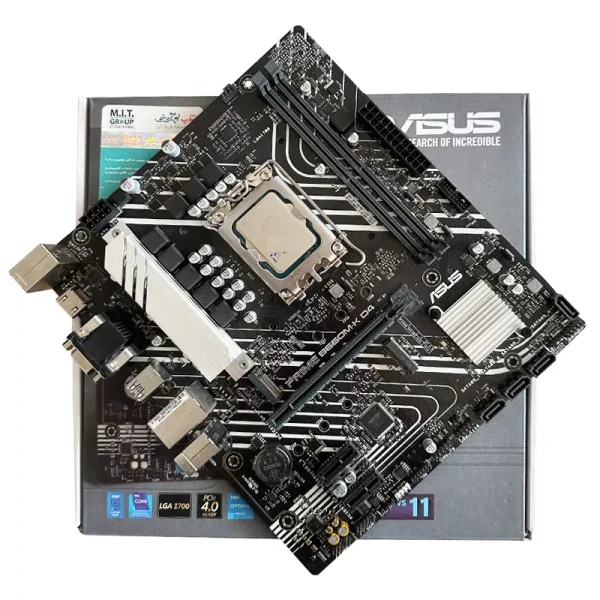 باندل مادربرد ASUS Prime B660M-K D4 + I5 13600KF استوک در حد نو