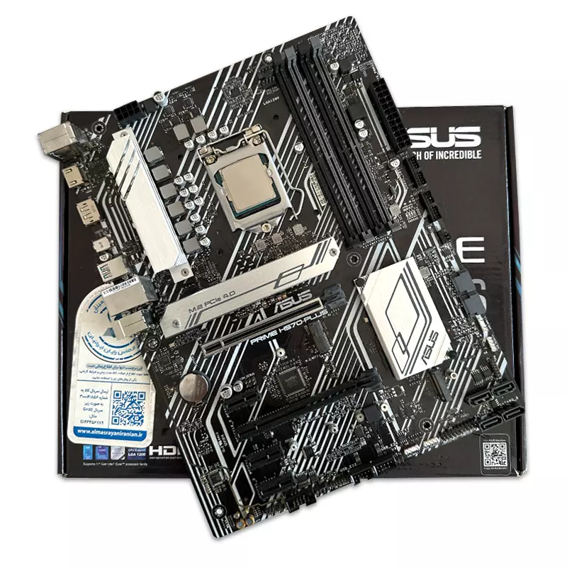 40367-2072 باندل مادربرد Asus Prime H570 Plus + Core i5 11400f استوک در حد نو