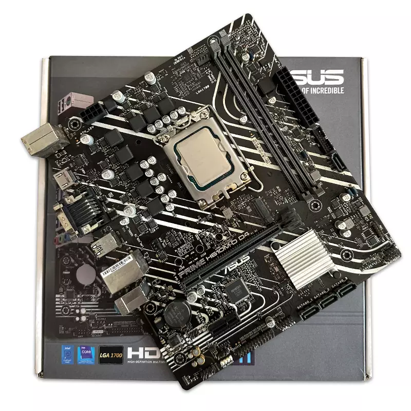 40524-2039 باندل مادربرد ASUS PRIME H610M-D D4 + i3 12100F استوک در حد نو