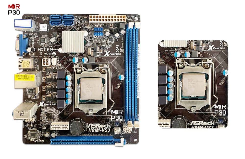 باندل H61M-VS3 و G2030 MR P30 (1)